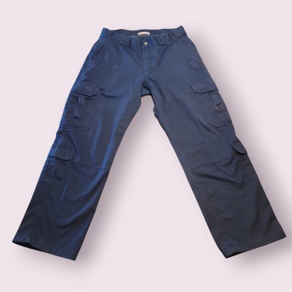 5.11 Tactical EMS Pants Men’s 74310 Navy 19 Pocket Work Cargo 36x32 (32x30) - Picture 4 of 16